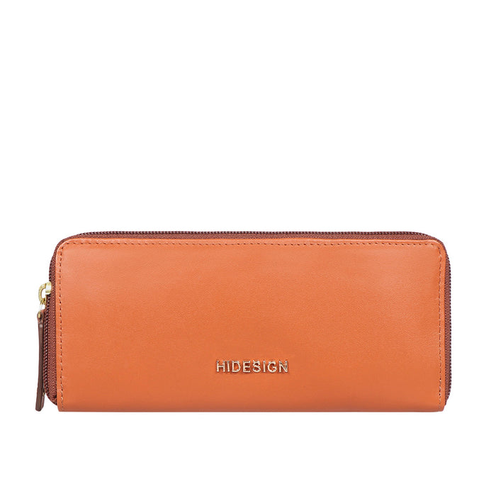 hidesign BETH W2 ZIP AROUND WALLET Tan