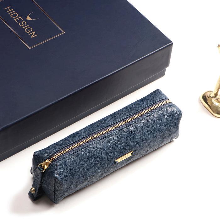 hidesign BILBO STATIONERY POUCH Blue