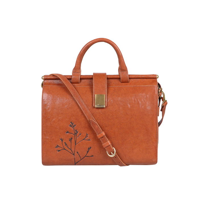 hidesign BLOOM 01 LAPTOP BAG Orange