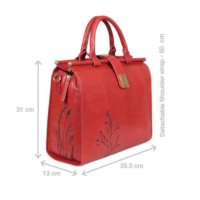 Hidesign BLOOM 01 SHOULDER BAG Red
