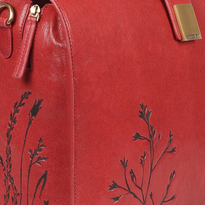 Hidesign BLOOM 01 SHOULDER BAG Red