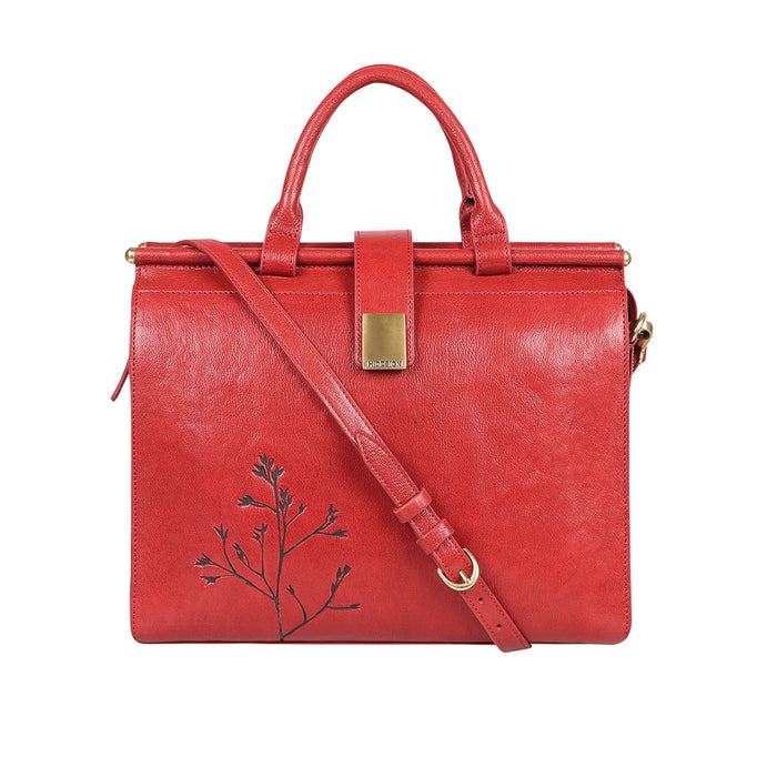 hidesign BLOOM 01 SHOULDER BAG Red