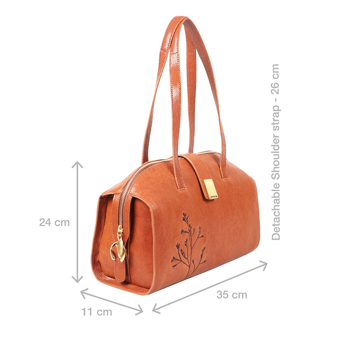 Hidesign BLOOM 02 SHOULDER BAG Orange