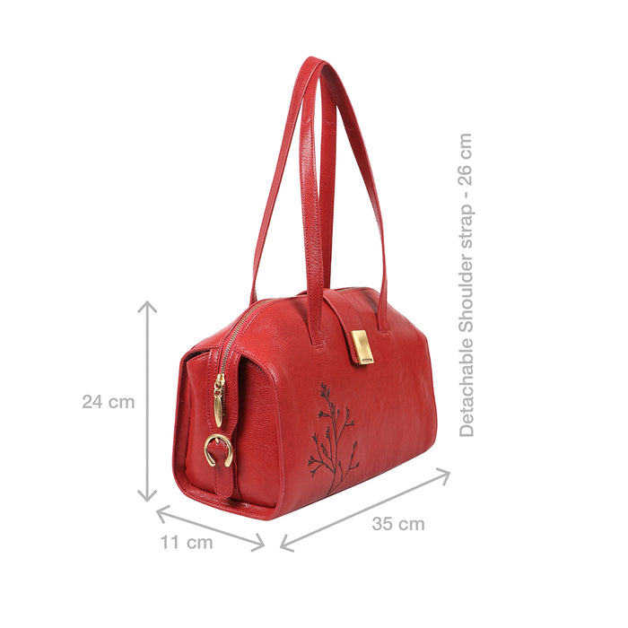 Hidesign BLOOM 02 SHOULDER BAG Red