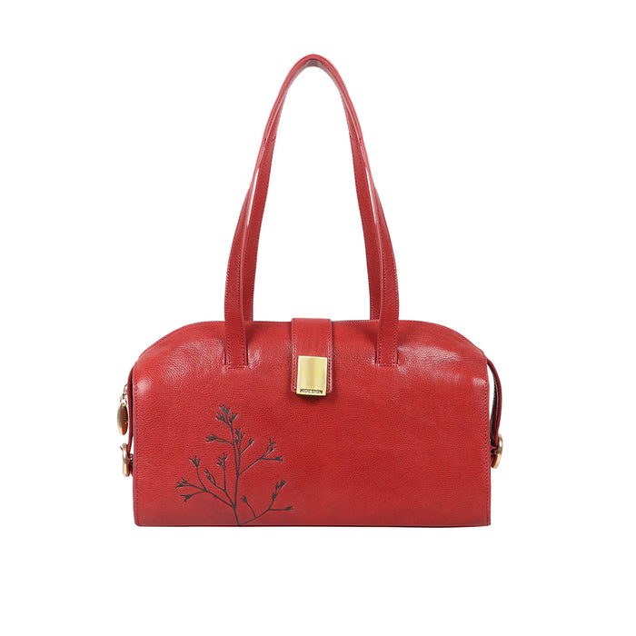 hidesign BLOOM 02 SHOULDER BAG Red