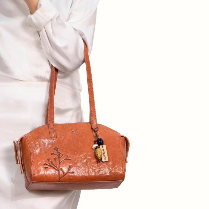 Hidesign BLOOM 03 SHOULDER BAG Orange