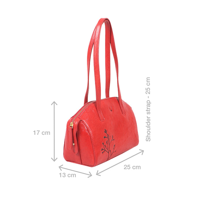 Hidesign BLOOM 03 SHOULDER BAG Red