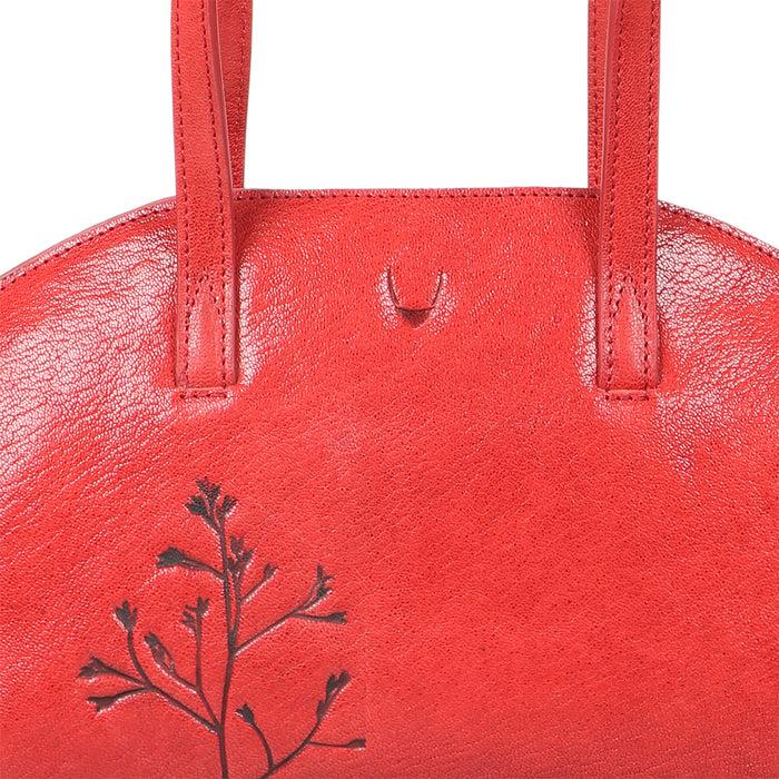 Hidesign BLOOM 03 SHOULDER BAG Red