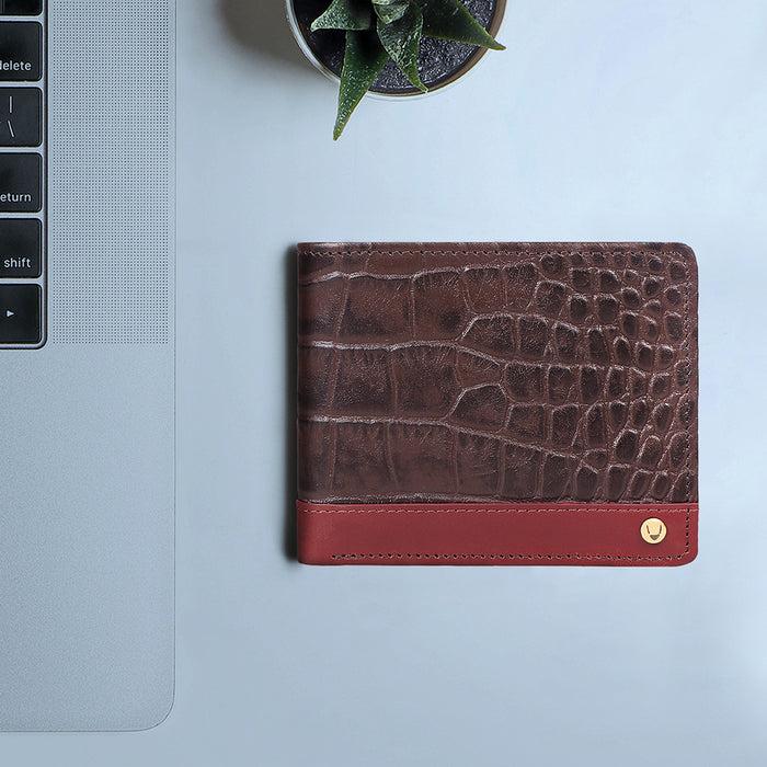hidesign BOBBY W2 BI-FOLD WALLET Brown