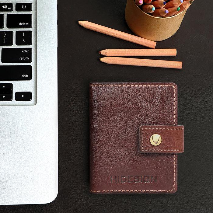 hidesign BOSE W1 BI-FOLD WALLET Brown