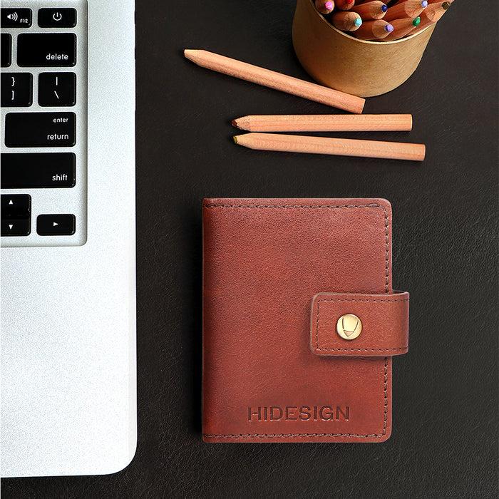 hidesign BOSE W1 BI-FOLD WALLET Tan
