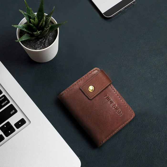 hidesign BOSE W2 TRI-FOLD WALLET Tan