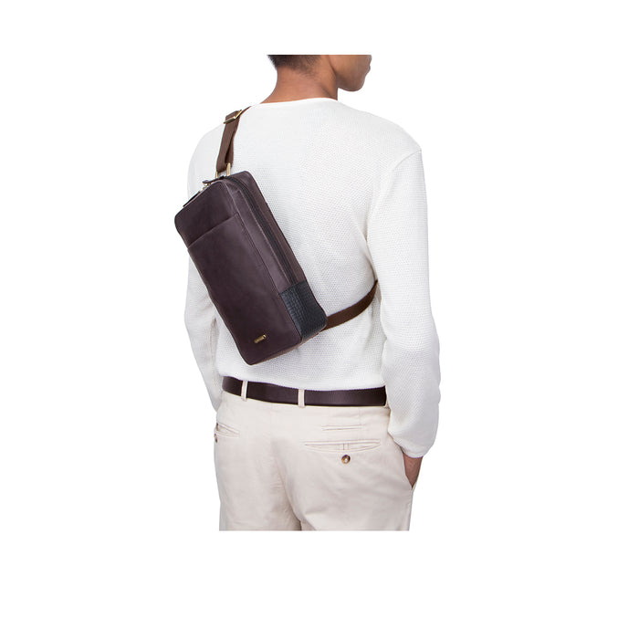 hidesign BOULEVARD 07 CROSSBODY Brown