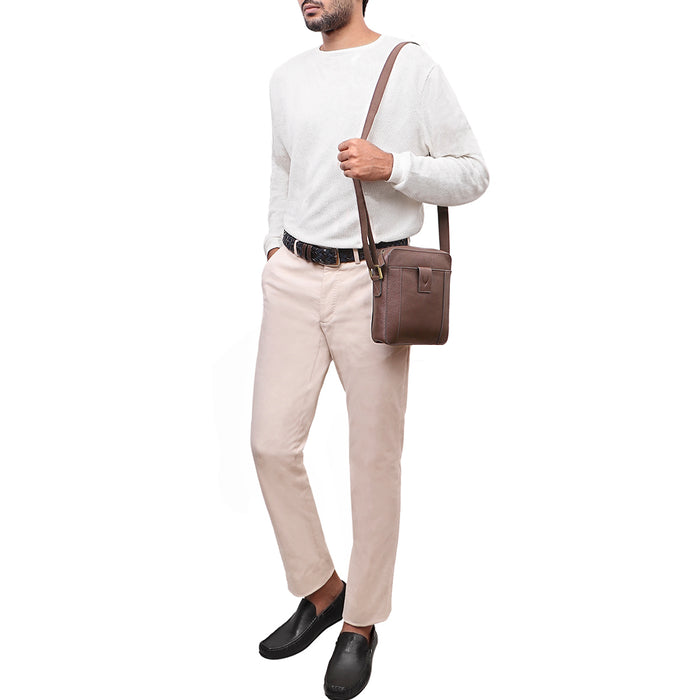 hidesign BRICK LANE 01 CROSSBODY Brown