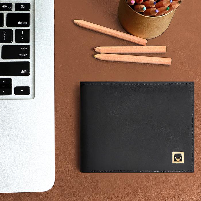 hidesign BURBANK W2 BI-FOLD WALLET Black