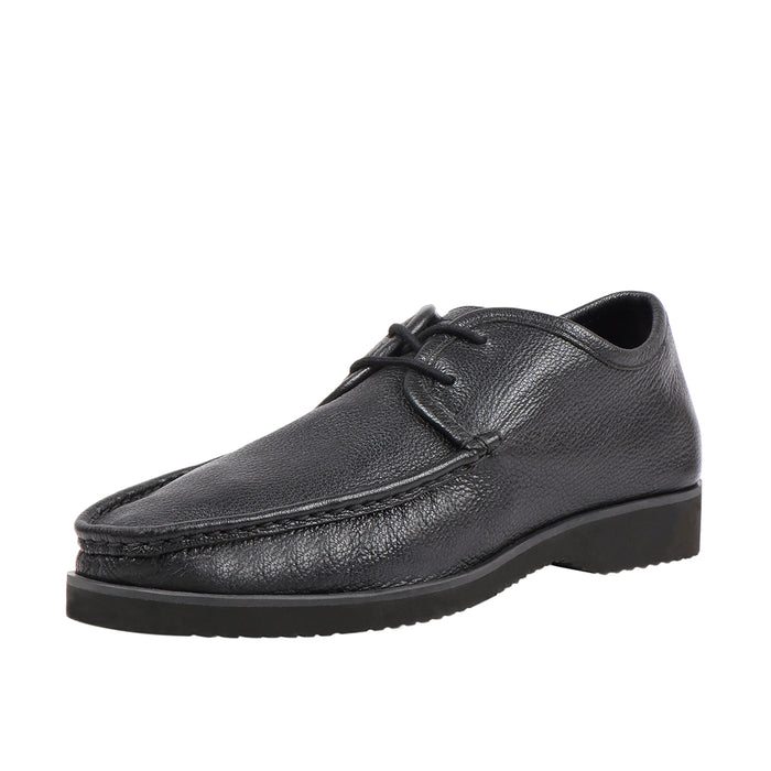 hidesign BURGUNDY MEN’S DEER LEATHER SHOES Black