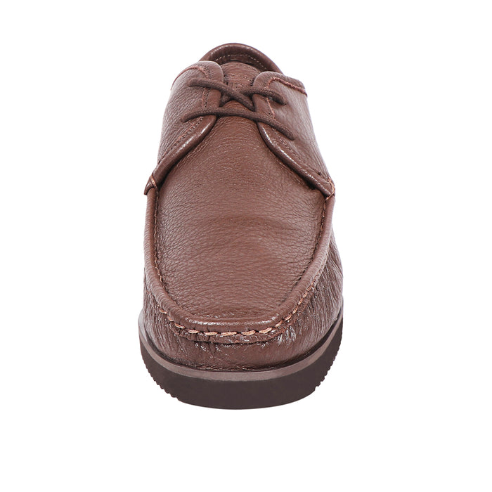 Hidesign BURGUNDY MEN’S DEER LEATHER SHOES Brown