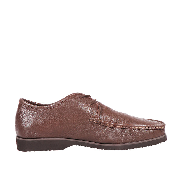 Hidesign BURGUNDY MEN’S DEER LEATHER SHOES Brown
