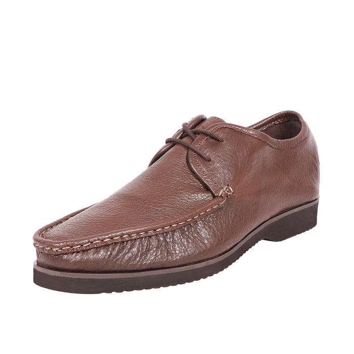 hidesign BURGUNDY MEN’S DEER LEATHER SHOES Brown