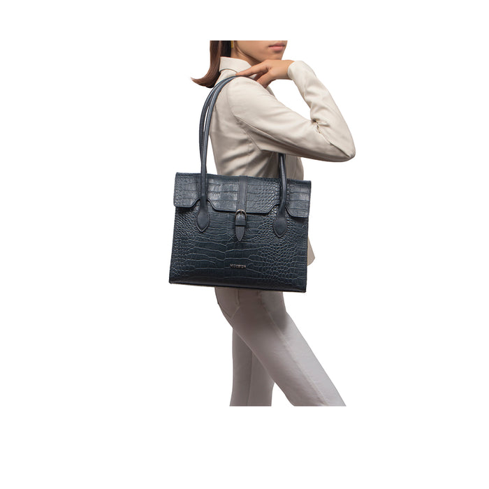 hidesign CALI 03 TOTE BAG Blue