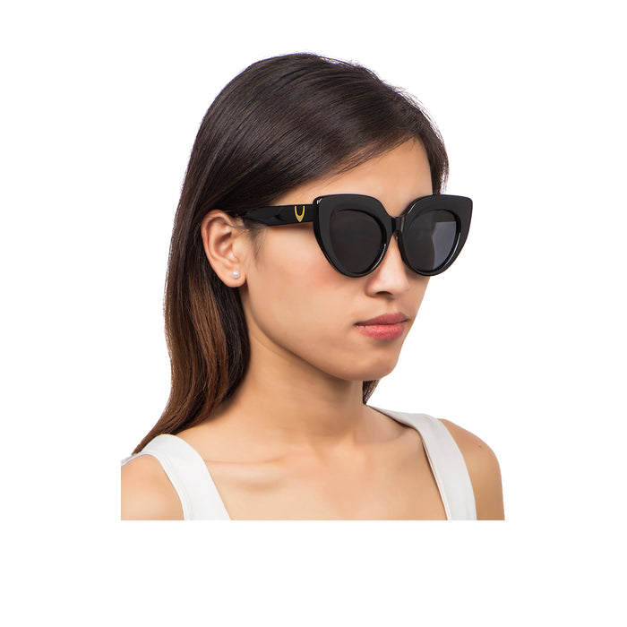 Hidesign CARMEL CAT EYE SUNGLASS Black
