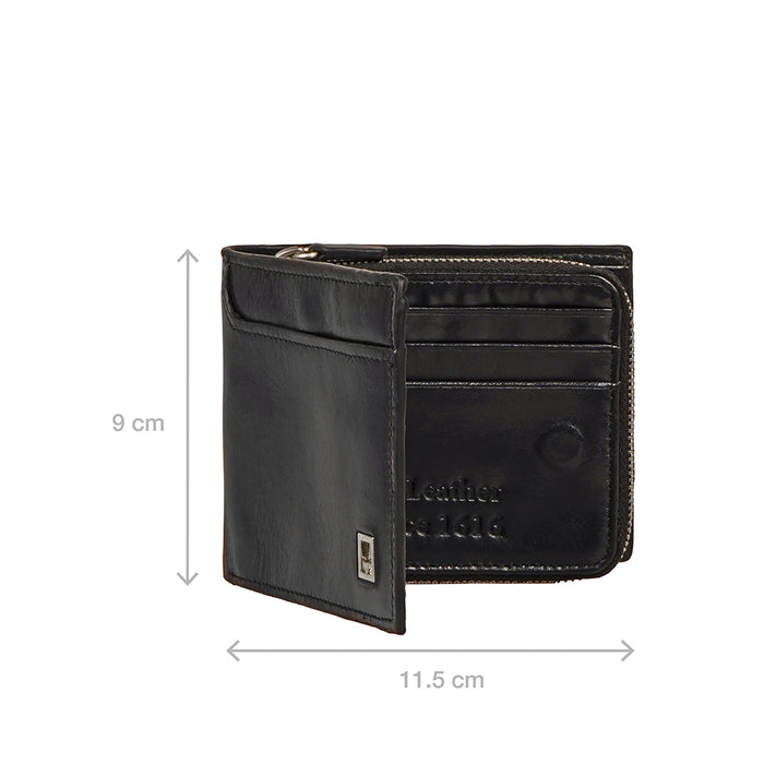 Hidesign CASHMERE W1 BI FOLD Black