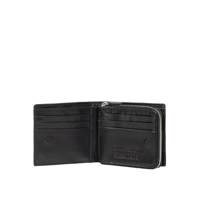 Hidesign CASHMERE W1 BI FOLD Black