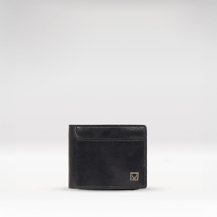 hidesign CASHMERE W1 BI FOLD Black