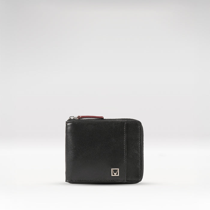 hidesign CASHMERE W2 BI FOLD Black