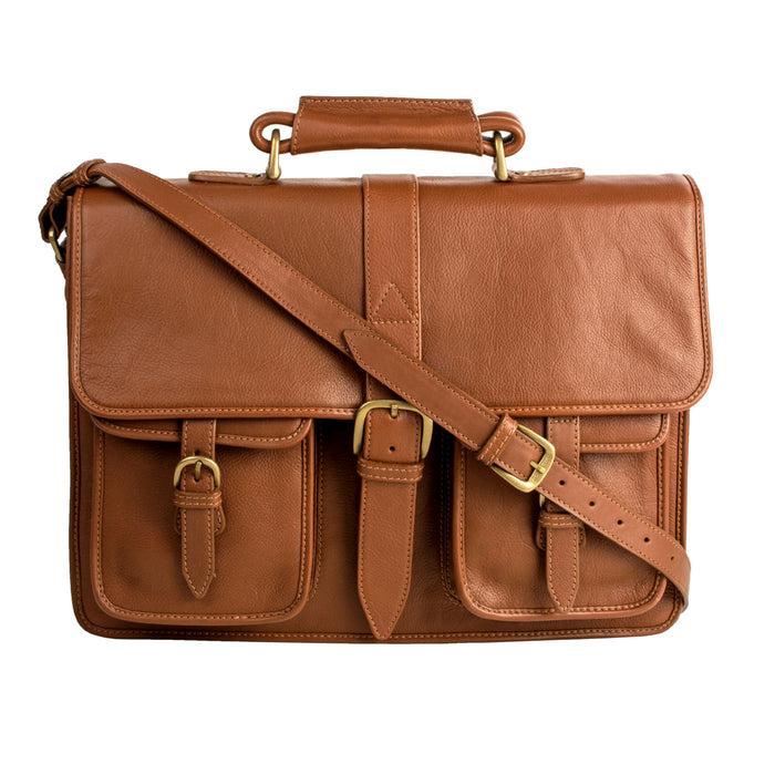 hidesign CASTELLO BRIEFCASE Tan
