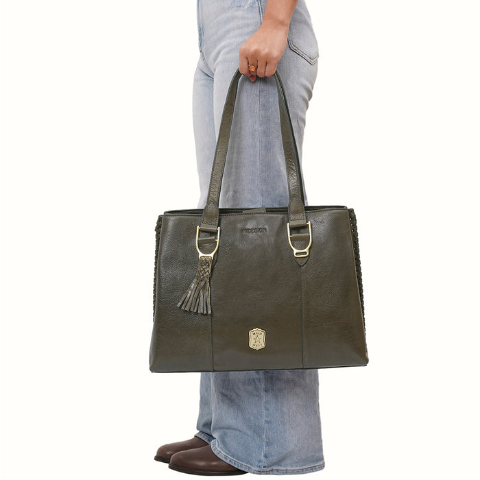 Hidesign CHEYENNE 01 SHOULDER BAG Green