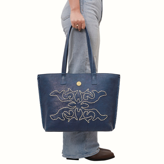 hidesign CHEYENNE 02 SHOULDER BAG Blue