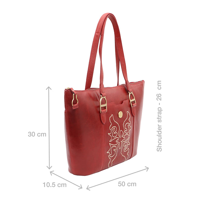 Hidesign CHEYENNE 03 SHOULDER BAG Red