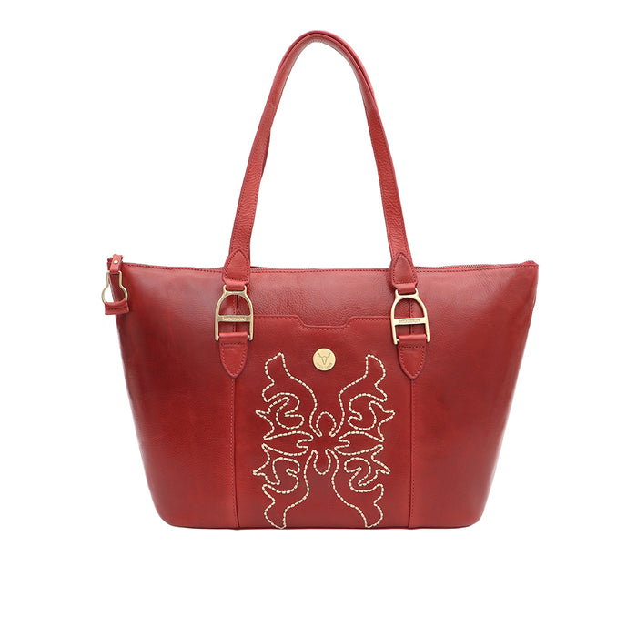 hidesign CHEYENNE 03 SHOULDER BAG Red
