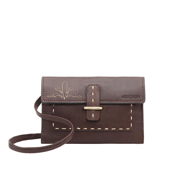Hidesign CHEYENNE W2 SLING WALLET Brown