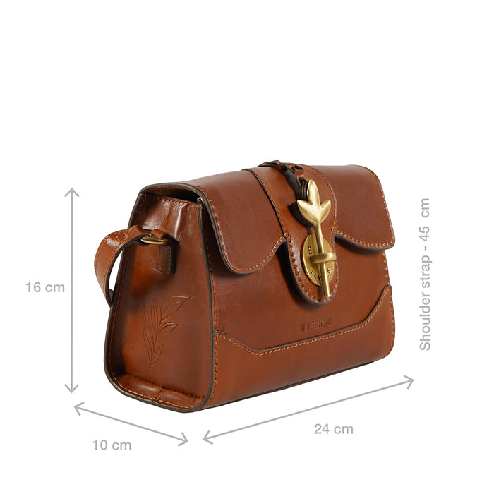 Hidesign CLOVER 01 SLING BAG Tan