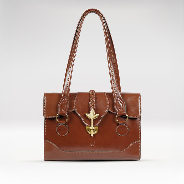 hidesign CLOVER 02 TOTE BAG Tan