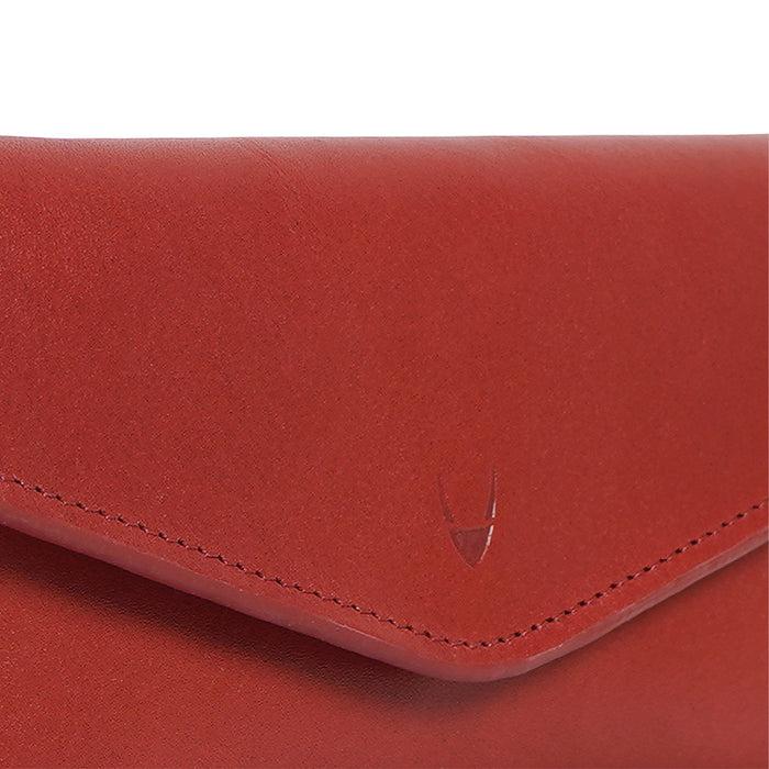 Hidesign CLOVER W2 TRI FOLD Red