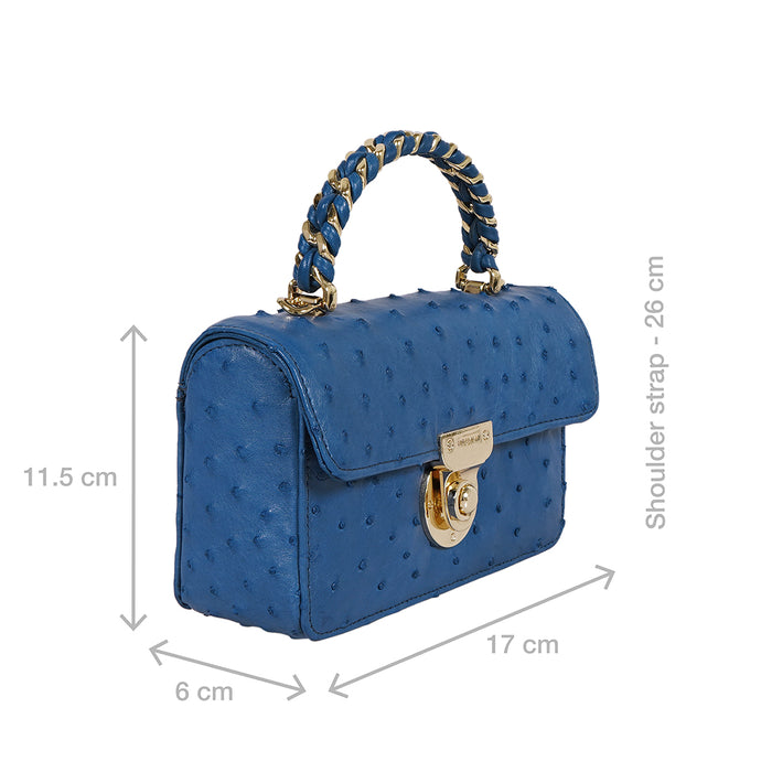 Hidesign CORAL 01 SHOULDER BAG Blue