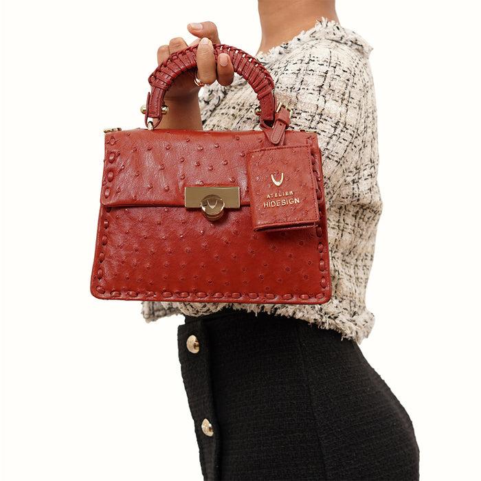 Hidesign CORAL 04 SHOULDER BAG Red