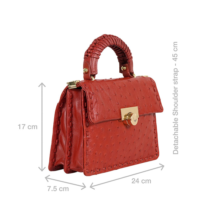 Hidesign CORAL 04 SHOULDER BAG Red
