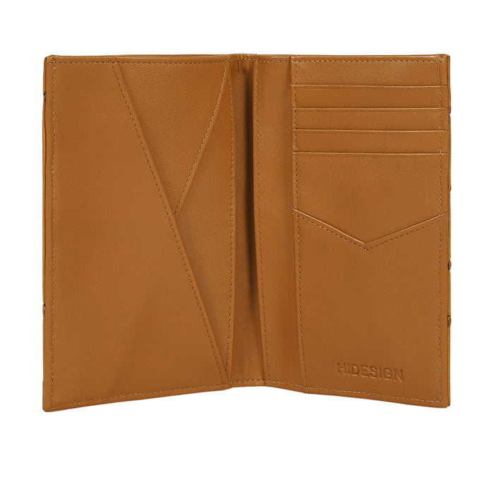 Hidesign CORAL W1 PASSPORT HOLDER Tan