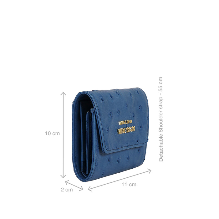 Hidesign CORAL W4 SLING WALLET Blue