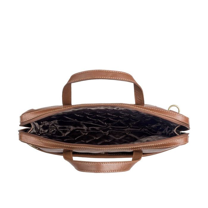 Hidesign COUGAR 01 BRIEFCASE Tan