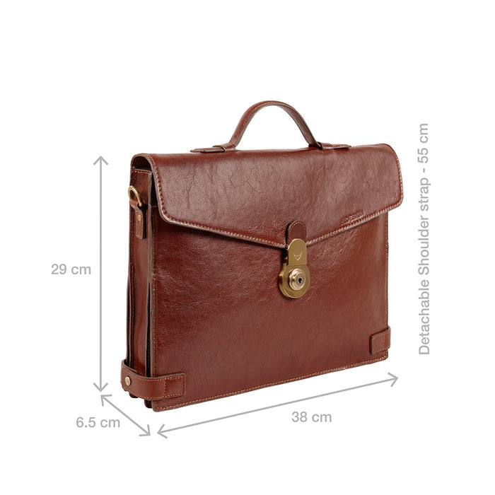 Hidesign COUNT 01 MESSENGER BAG Tan