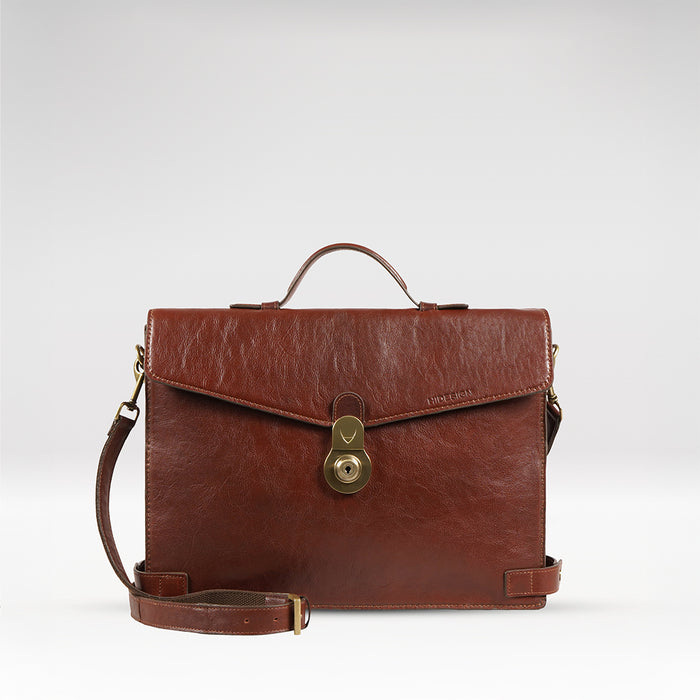 hidesign COUNT 01 MESSENGER BAG Tan