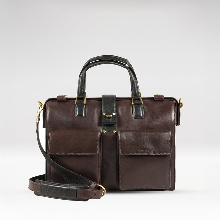 hidesign COUNT 02 BRIEFCASE Brown