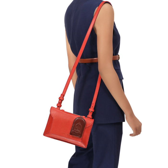 Hidesign CREATION 03 CROSSBODY Red