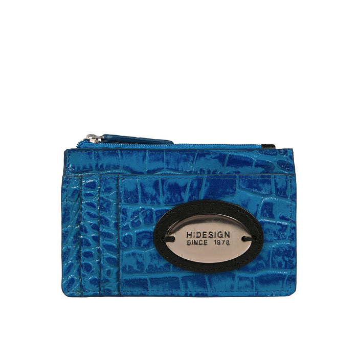 Hidesign DINAH W2 CARD HOLDER Blue
