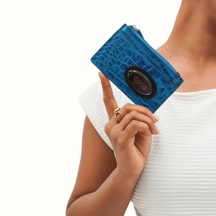 hidesign DINAH W2 CARD HOLDER Blue
